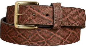Men's Dragon Fire Elephant Leather Belt