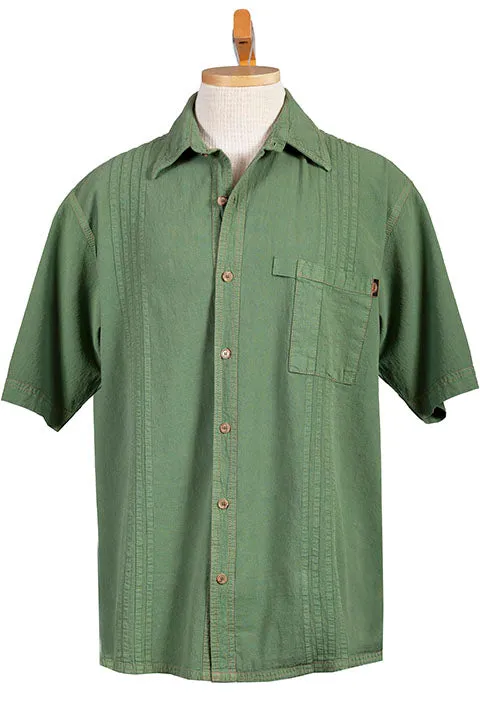 Men's Farthest Point Collection Shirt: Short Sleeve Traveler Moss
