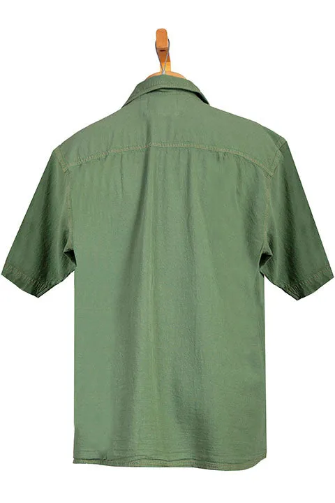 Men's Farthest Point Collection Shirt: Short Sleeve Traveler Moss
