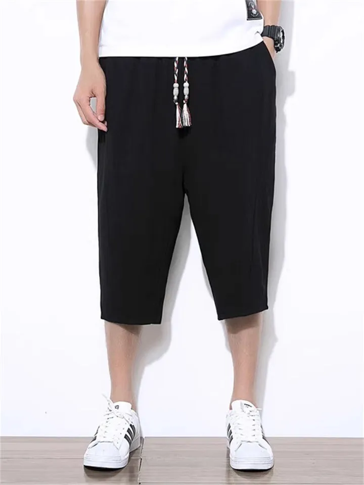 Men's Fashionable Summer Cropped Harem Pants