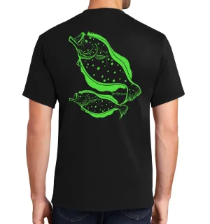 Men's Flounder Deco Short Sleeve Cotton T-Shirt