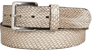 Men's Indonesian Spitting Cobra Leather Belt