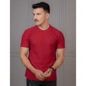 Men's Popcorn Half Sleeve Round Neck T-Shirt