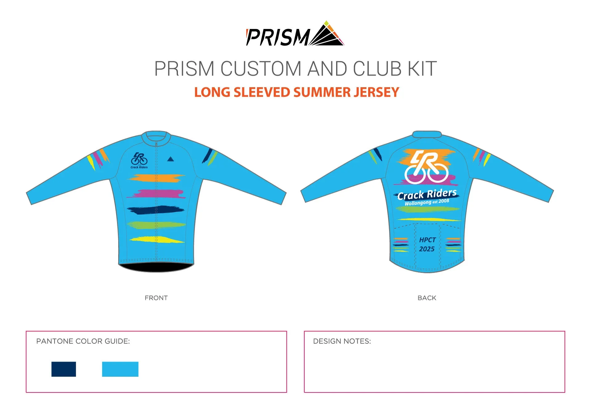 Men's Spring Classic Summer Weight Long Sleeve Jersey - Race Cut