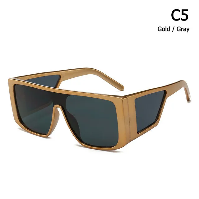 Men's Square Vintage Sun Glasses