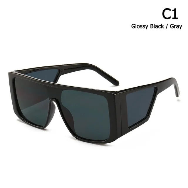 Men's Square Vintage Sun Glasses