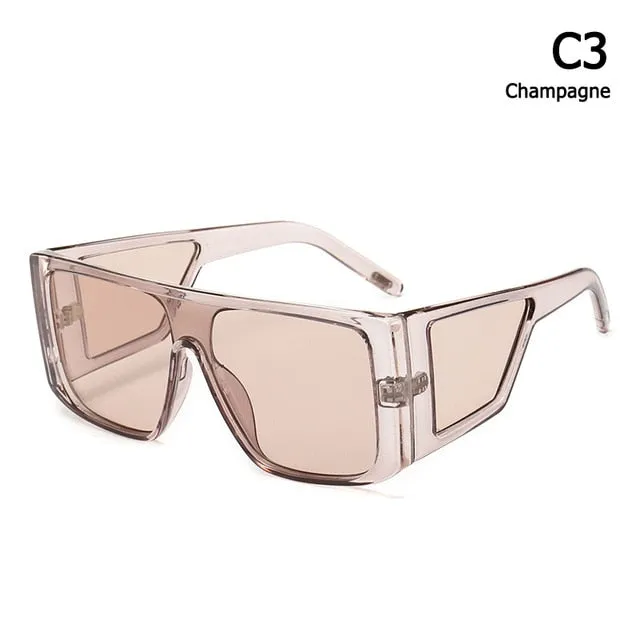 Men's Square Vintage Sun Glasses