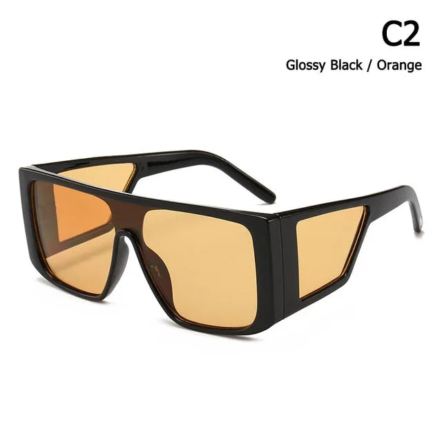 Men's Square Vintage Sun Glasses