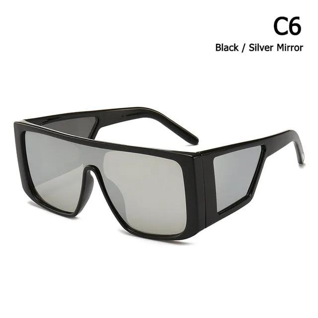 Men's Square Vintage Sun Glasses