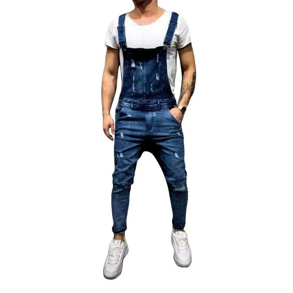 Men's stylish denim dungaree