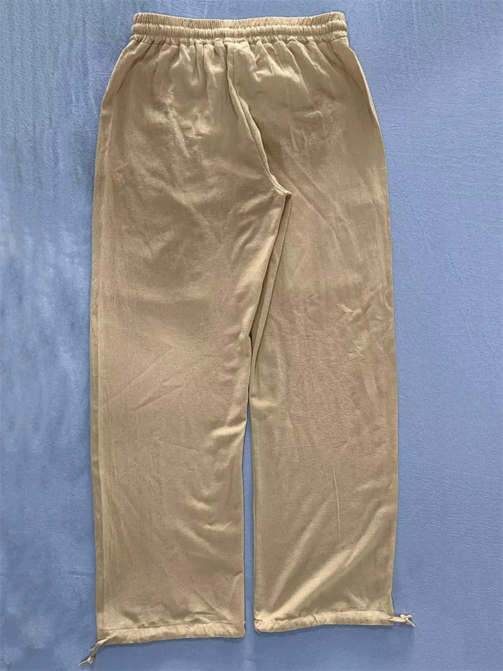 Men's Summer Cozy Pure Cotton Oversized Ankle Banded Pants