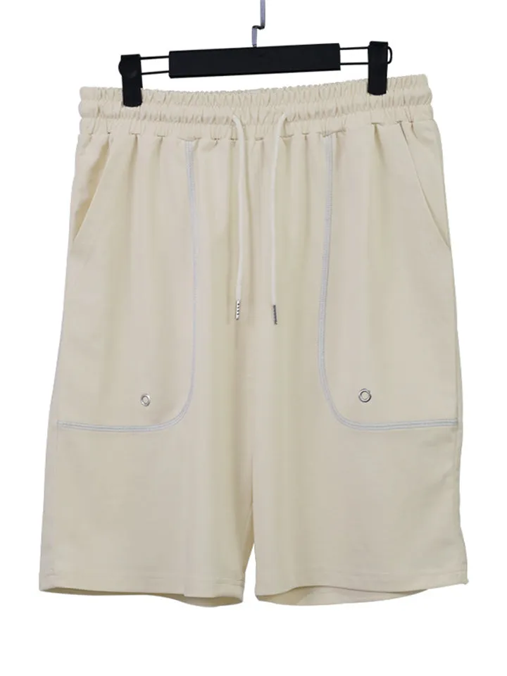 Men's Summer Sports Body Fit Shirts   Loose Shorts