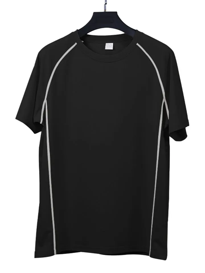 Men's Summer Sports Body Fit Shirts   Loose Shorts