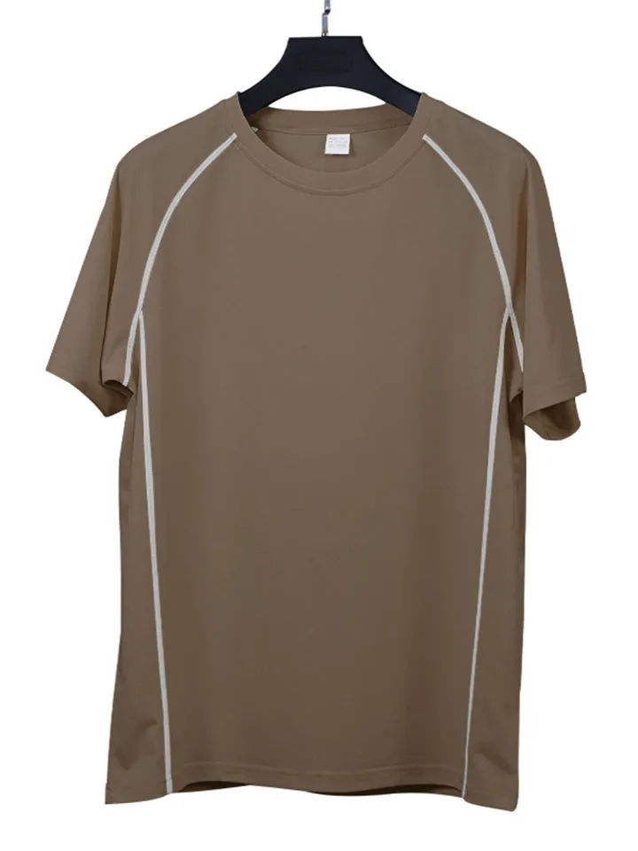 Men's Summer Sports Body Fit Shirts   Loose Shorts