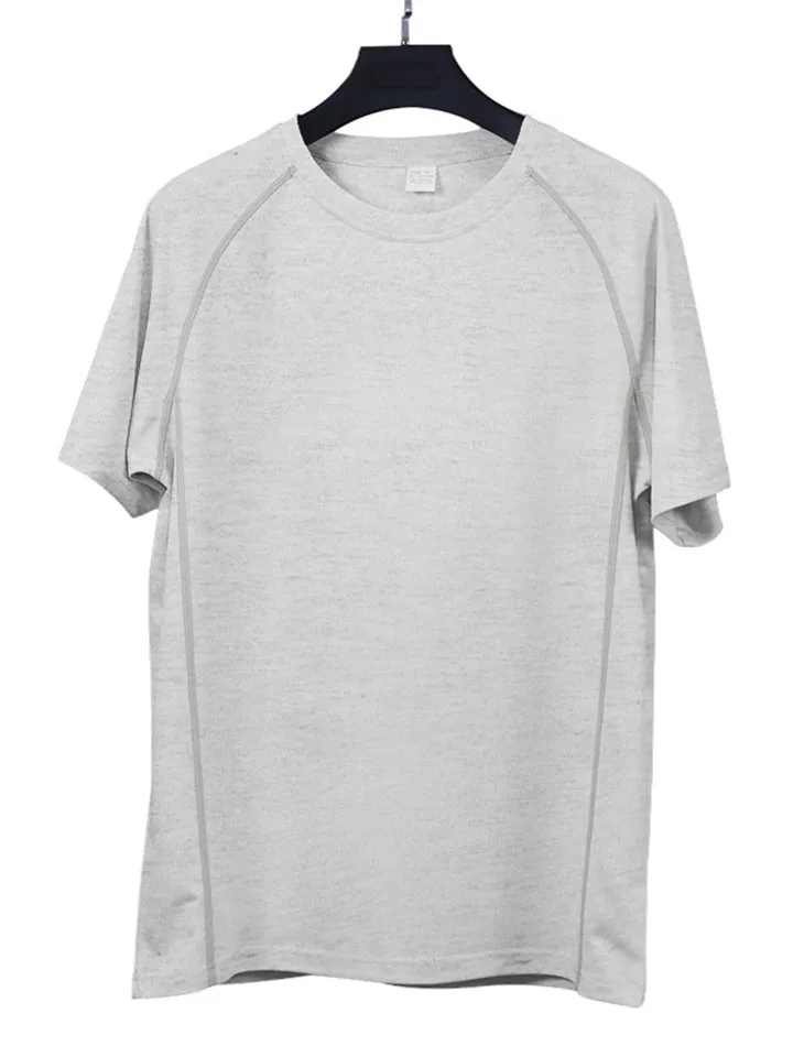 Men's Summer Sports Body Fit Shirts   Loose Shorts