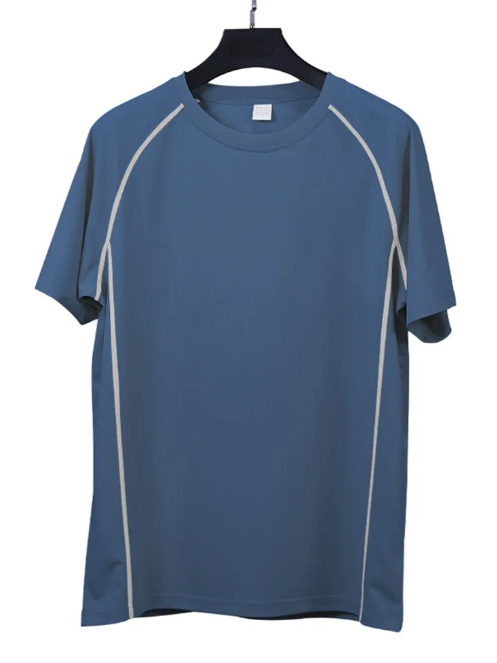 Men's Summer Sports Body Fit Shirts   Loose Shorts