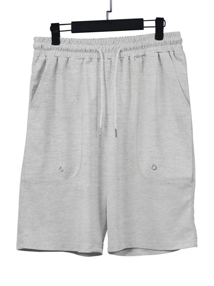 Men's Summer Sports Body Fit Shirts   Loose Shorts