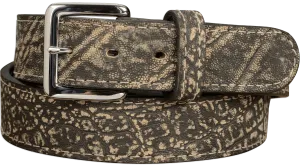 Men's Tree Bark Elephant Leather Belt