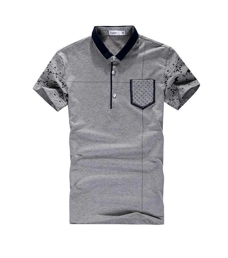 Men's Turn Down Collar Polo