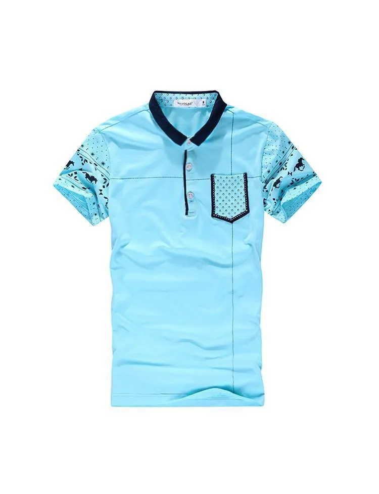 Men's Turn Down Collar Polo
