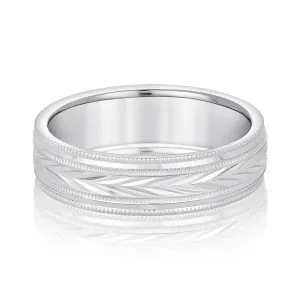 Men's Vintage Style with V Pattern Band
