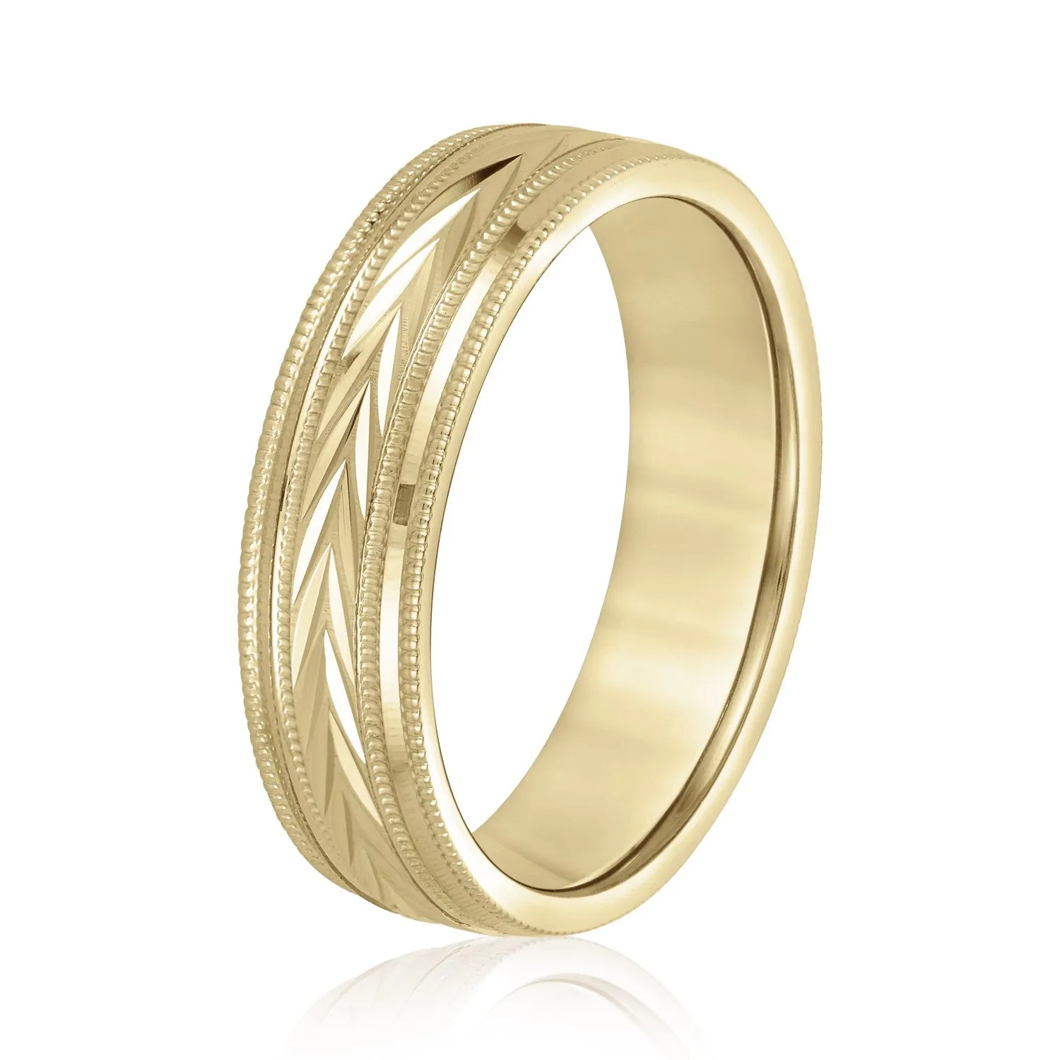 Men's Vintage Style with V Pattern Band