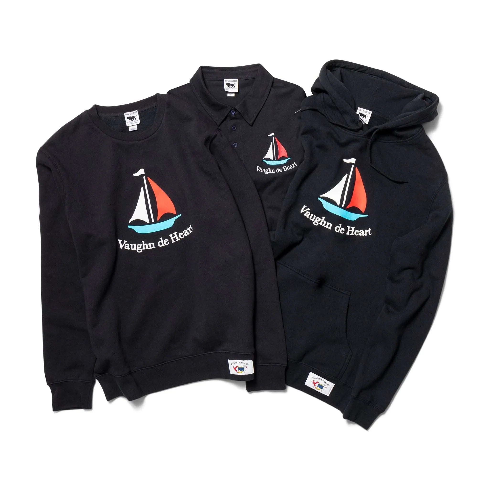 Men's - Voilier - Navy Blue French Pullover Hoodie