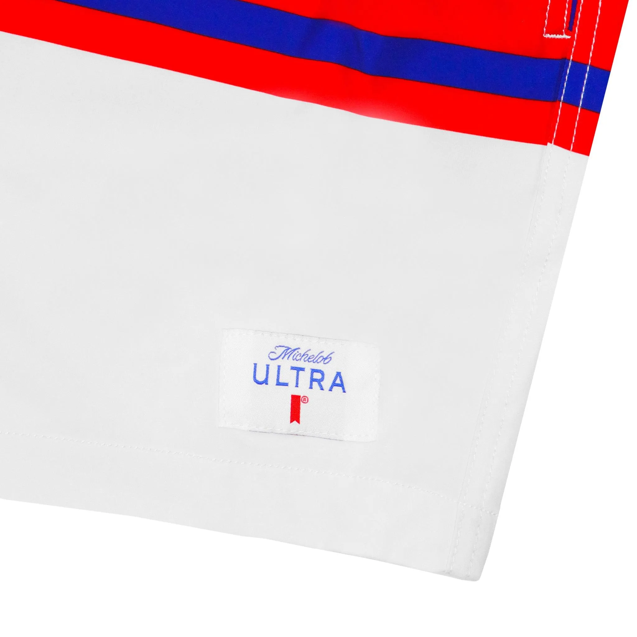 Michelob ULTRA Striped Swim Trunks