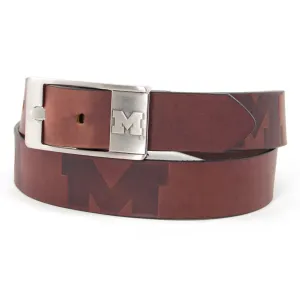 Michigan Wolverines Belt Brandish