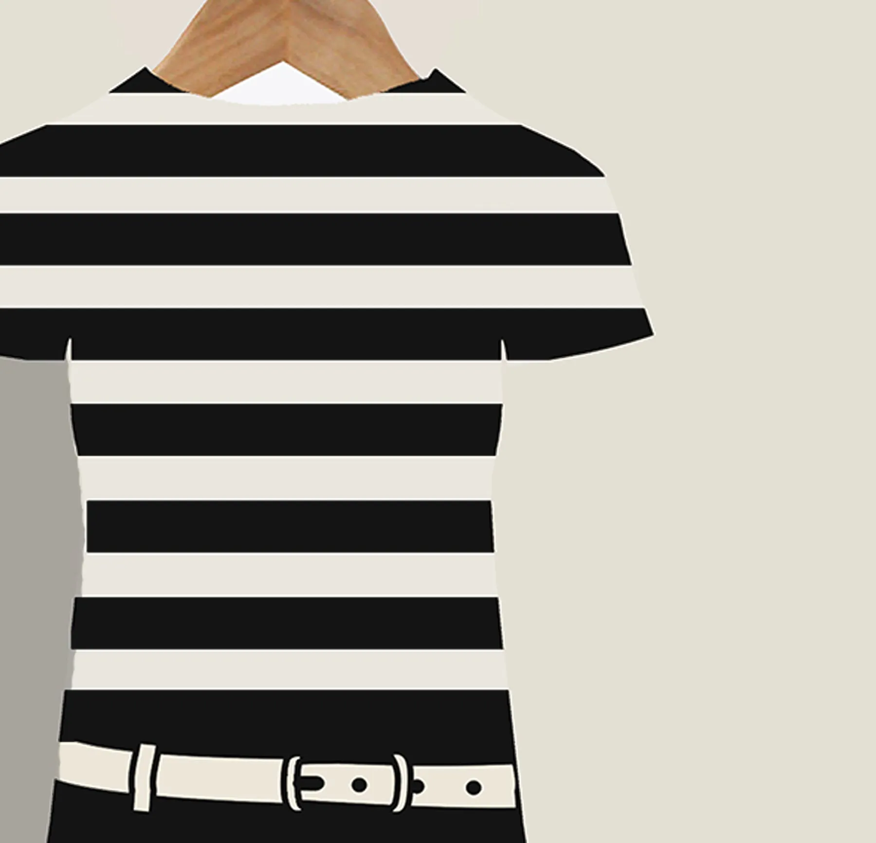 MME. FRENCH GIRL STRIPE DRESS