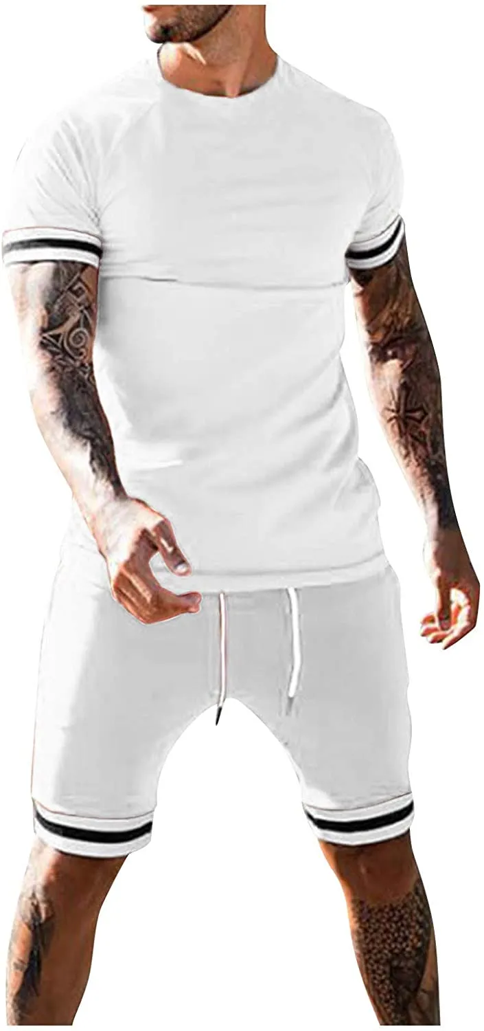 MOOKO Men 2 Pc Fitness Muscle Tracksuit.