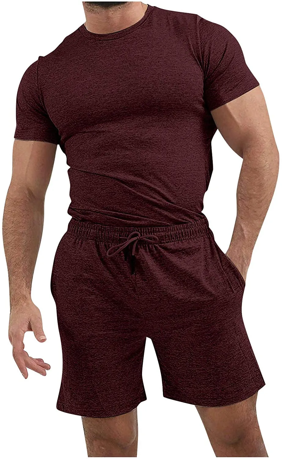 MOOKO Men 2 Pc Fitness Muscle Tracksuit.