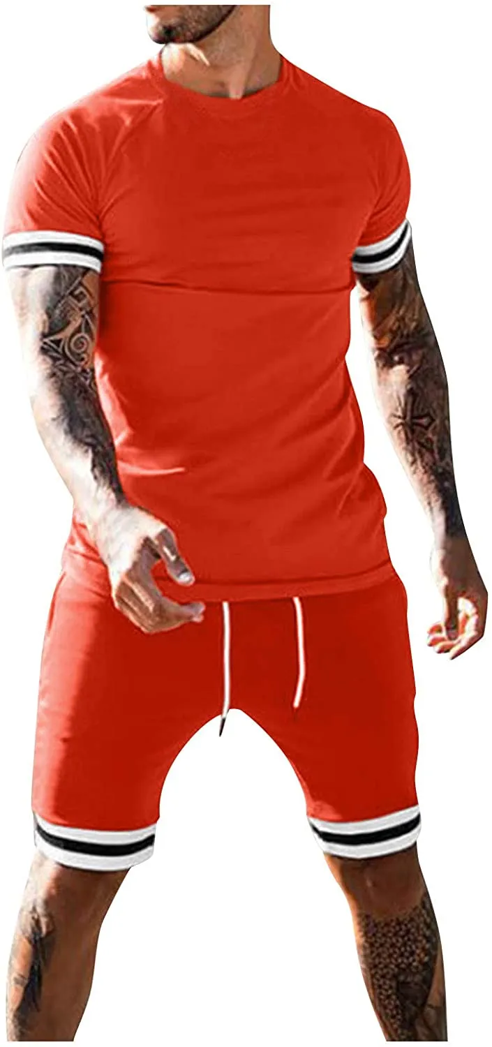MOOKO Men 2 Pc Fitness Muscle Tracksuit.