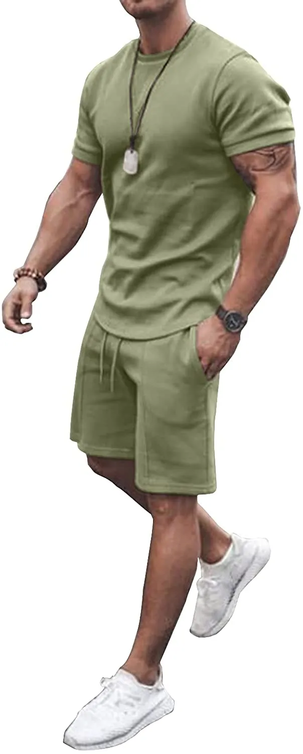MOOKO Men 2 Pc Fitness Muscle Tracksuit.