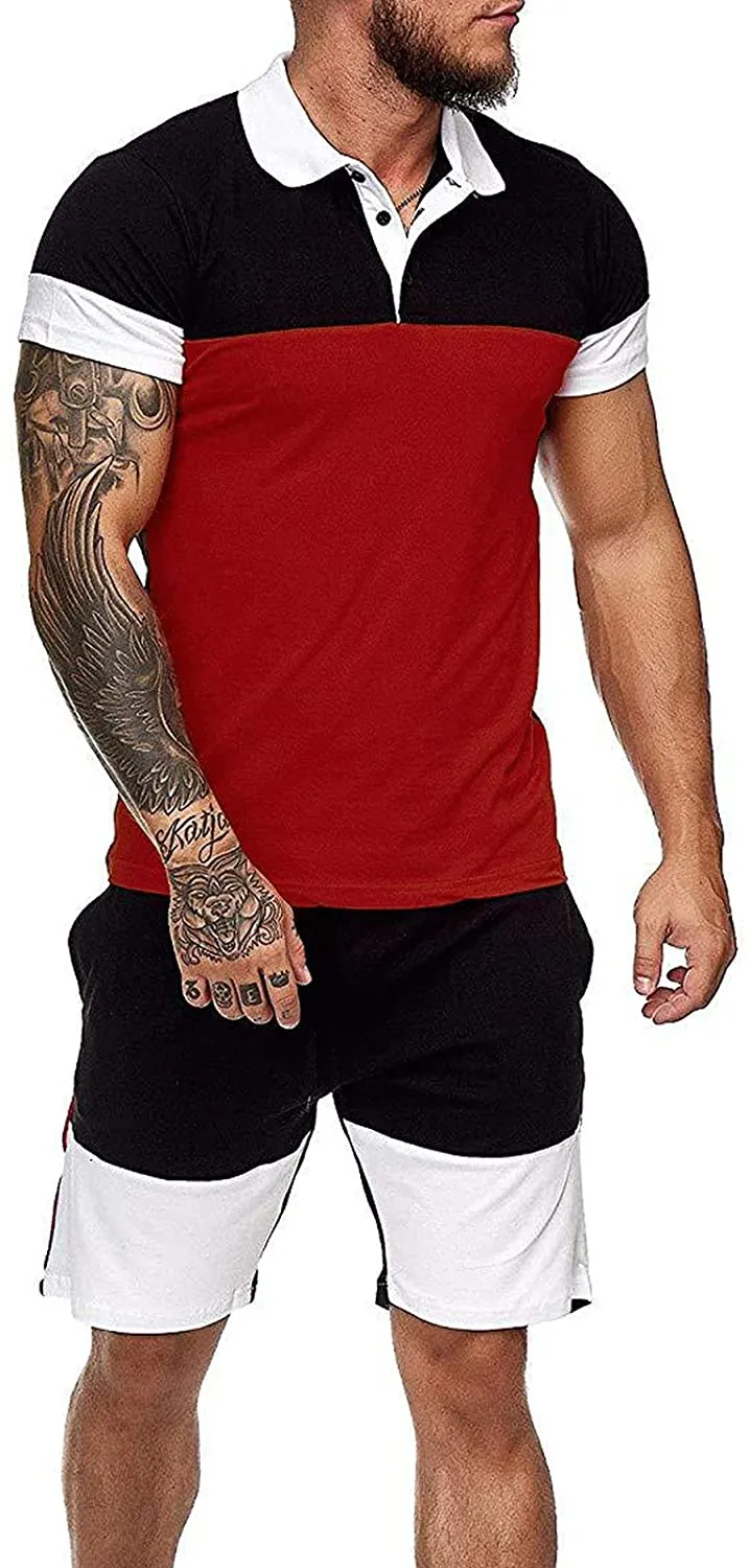 MOOKO Men 2 Pc Fitness Muscle Tracksuit.