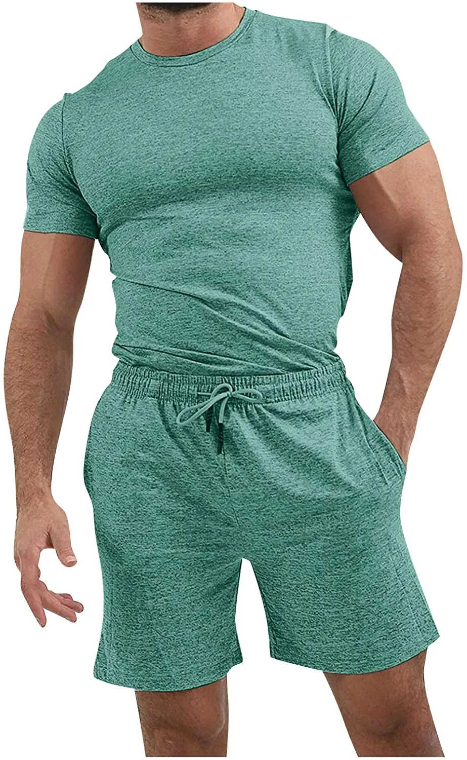 MOOKO Men 2 Pc Fitness Muscle Tracksuit.