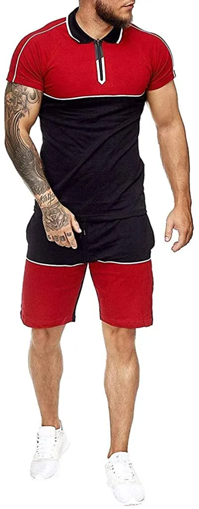 MOOKO Men 2 Pc Fitness Muscle Tracksuit.