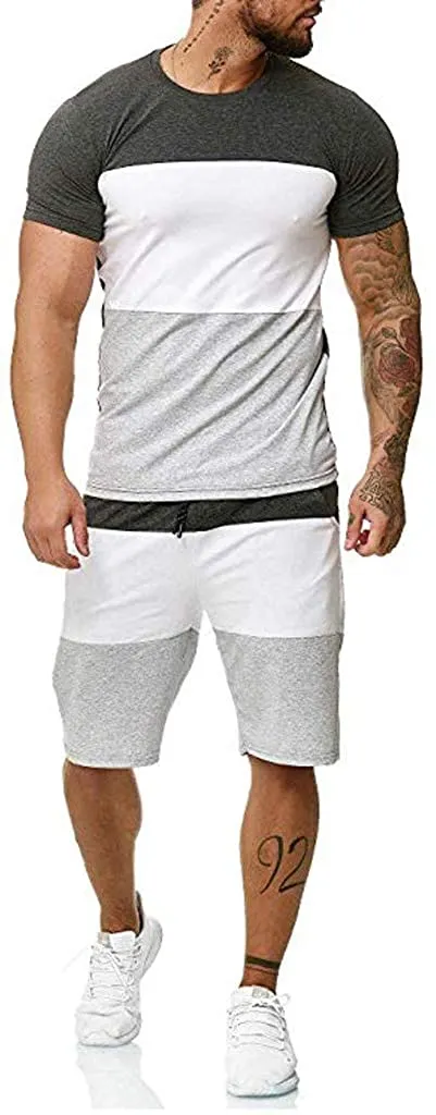 MOOKO Men 2 Pc Fitness Muscle Tracksuit.