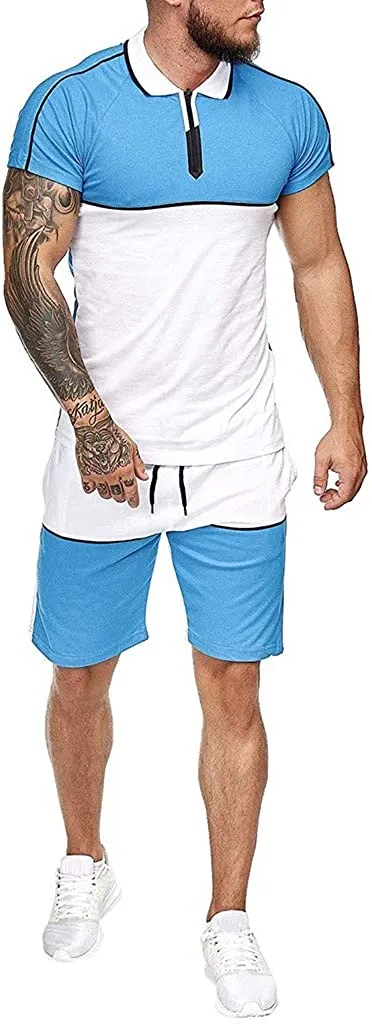 MOOKO Men 2 Pc Fitness Muscle Tracksuit.