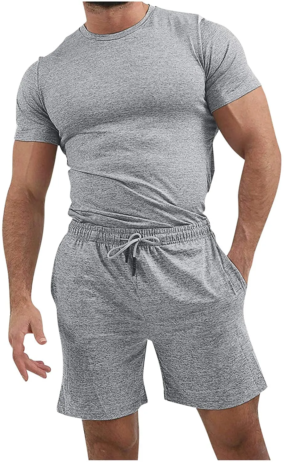 MOOKO Men 2 Pc Fitness Muscle Tracksuit.