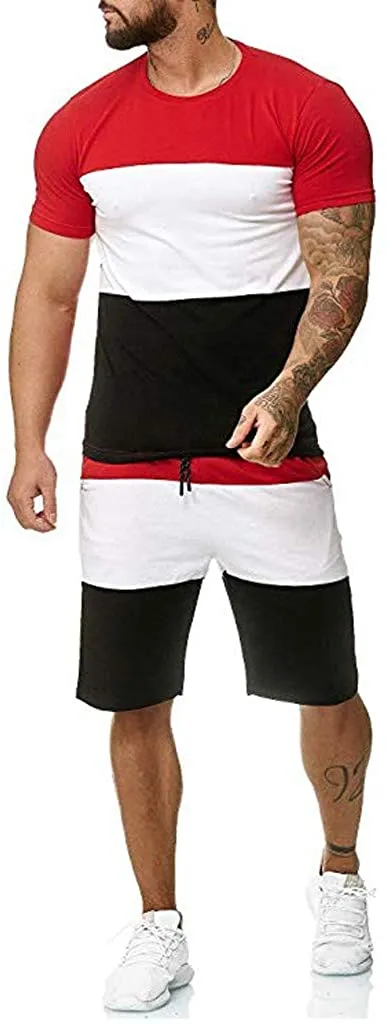 MOOKO Men 2 Pc Fitness Muscle Tracksuit.