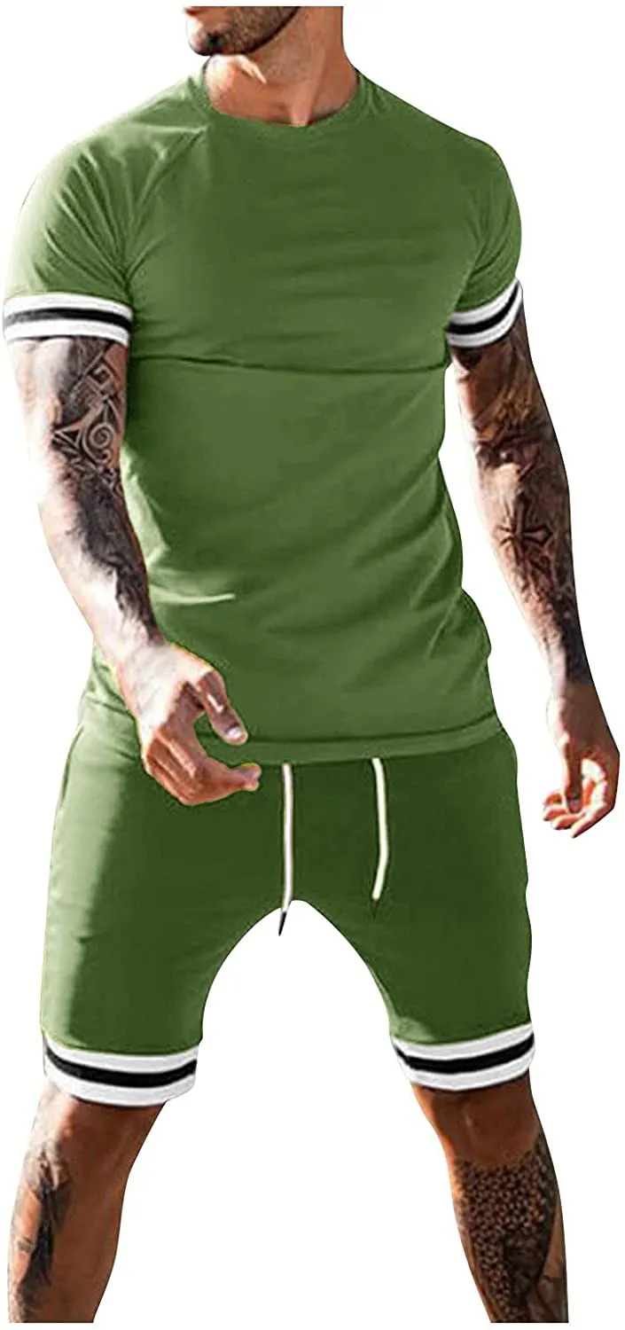 MOOKO Men 2 Pc Fitness Muscle Tracksuit.