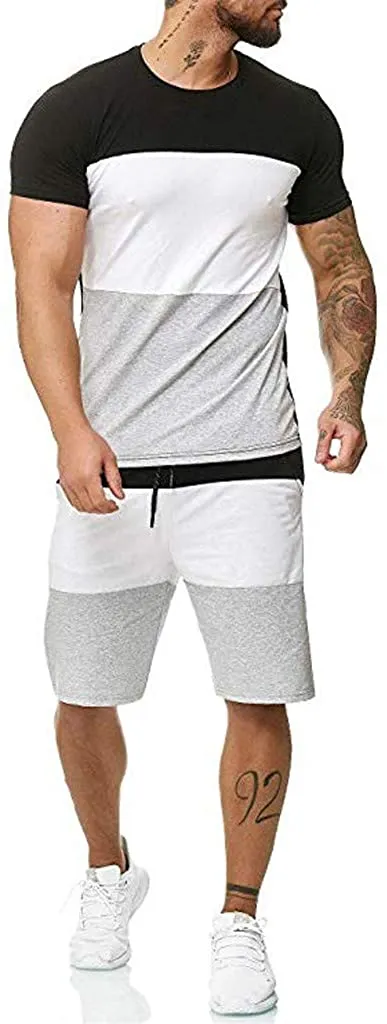 MOOKO Men 2 Pc Fitness Muscle Tracksuit.