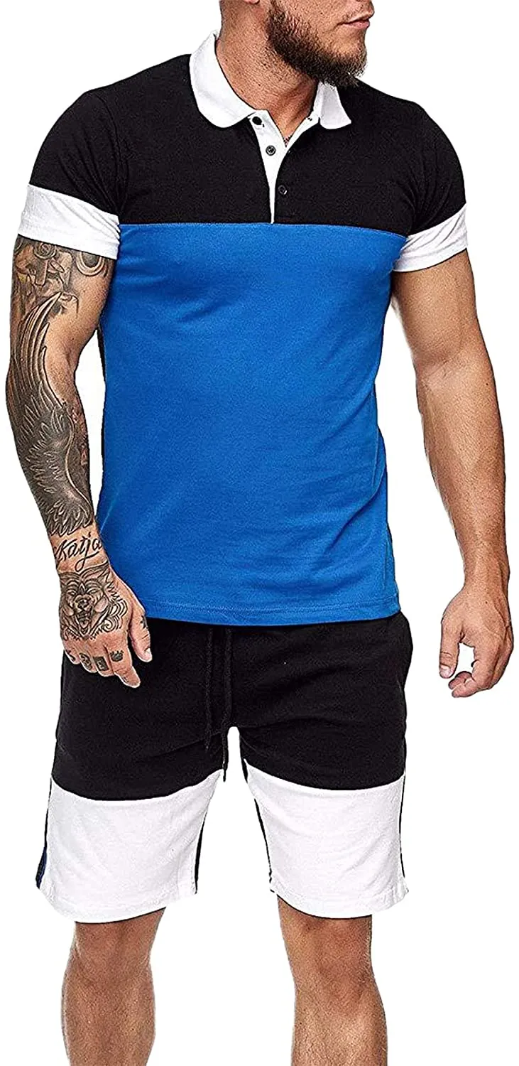 MOOKO Men 2 Pc Fitness Muscle Tracksuit.