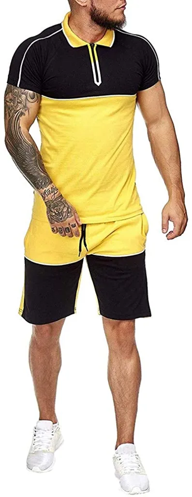 MOOKO Men 2 Pc Fitness Muscle Tracksuit.