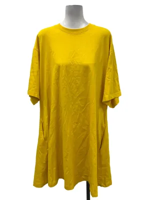 Mustard Crew Neck Dress