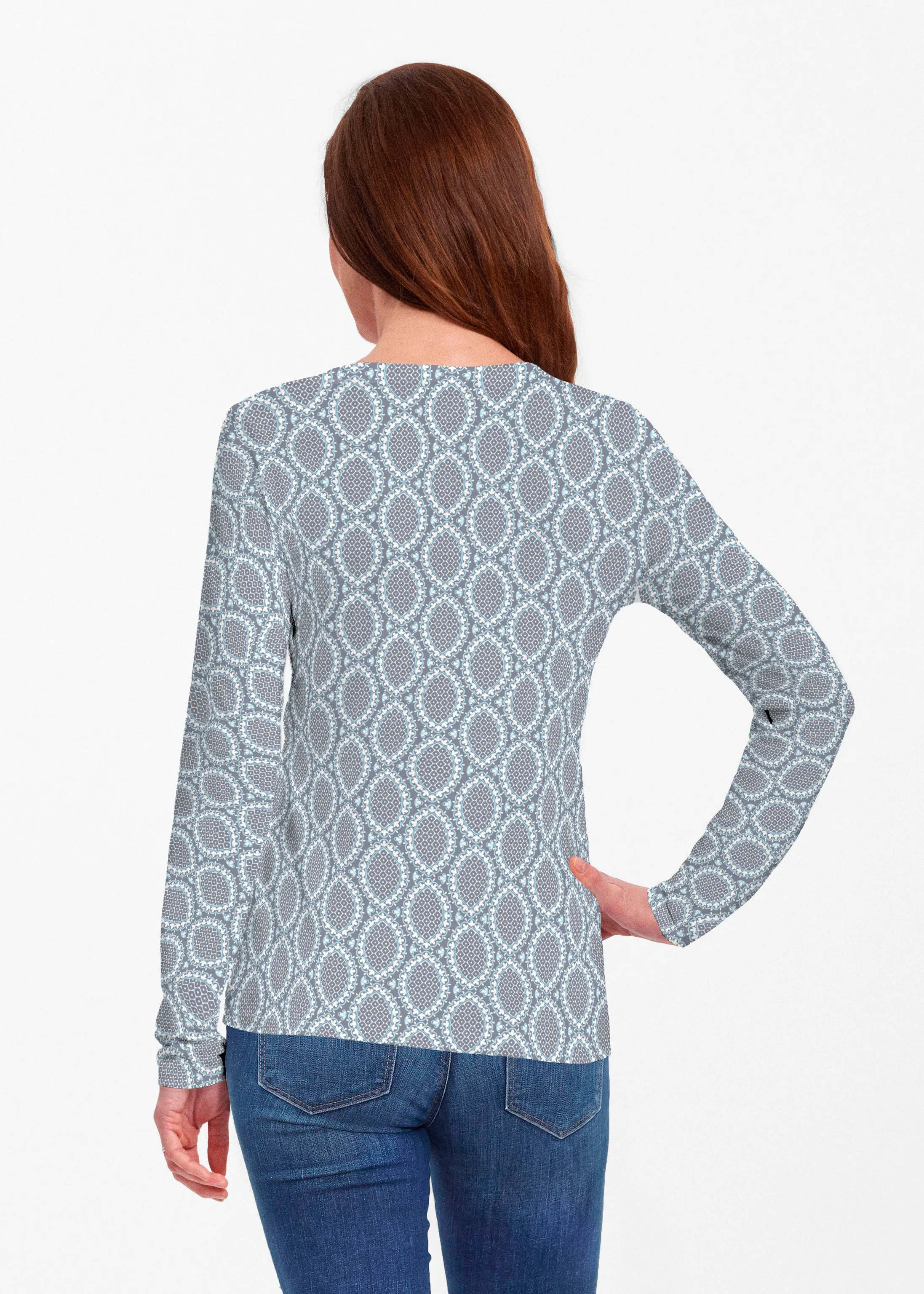 Namaste Lace (13370) ~ Classic V-neck Long Sleeve Top