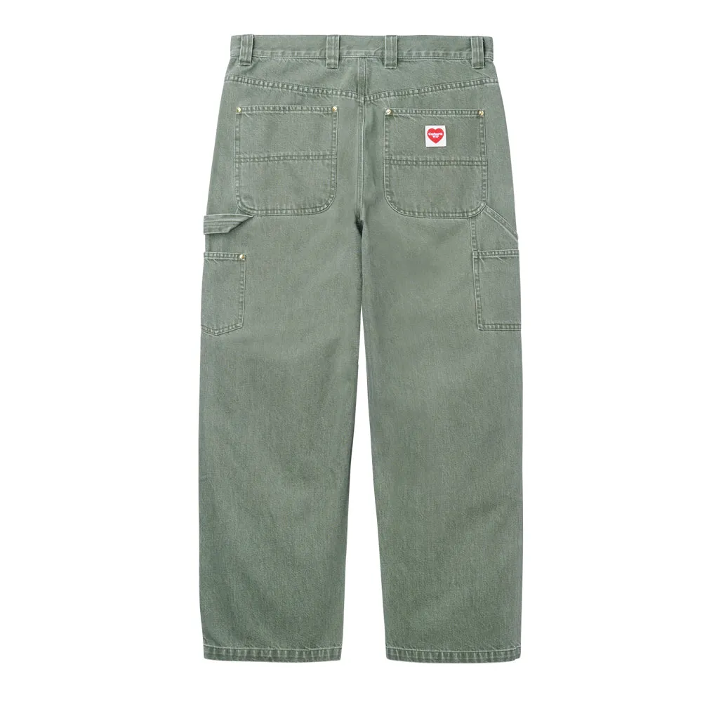 Nash Double Knee Pant | Army Green