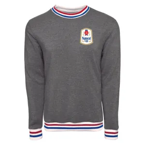 Natural Light Vintage Retro Cuff Crew Sweatshirt