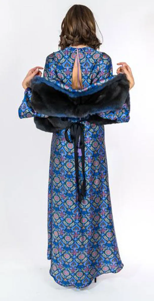 Navy and Black Stola - Gorgeous